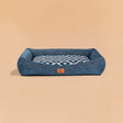 HUFT Blueloom Lounger Bed For Dog - Blue