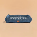 HUFT Blueloom Lounger Bed For Dog - Blue