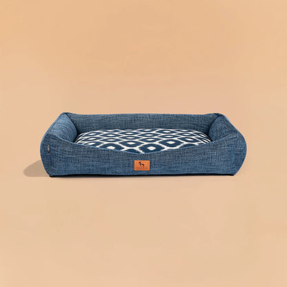 HUFT Blueloom Lounger Bed For Dog - Blue