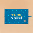 HUFT Pawlease I'm Fabulous Mat For Dog - Teal Blue