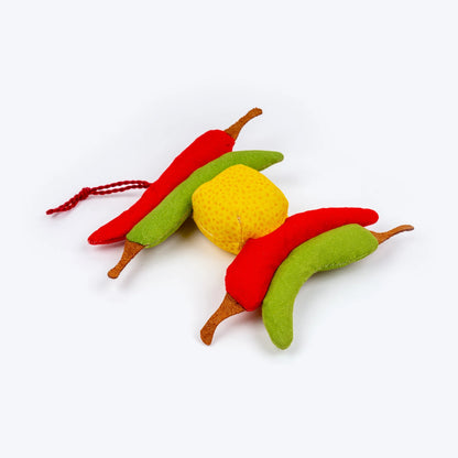 HUFT No-Nazar Crinkly Dog Toy - Multicolor