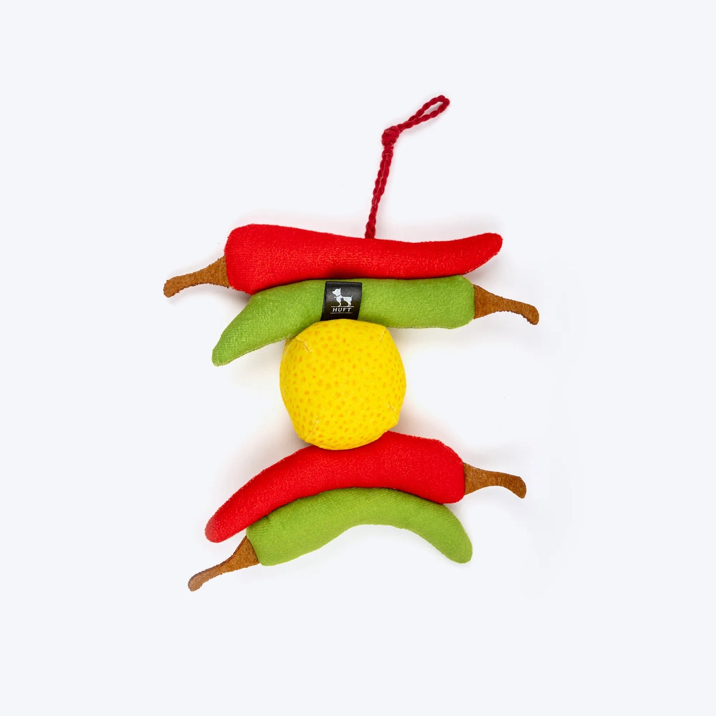HUFT No-Nazar Crinkly Dog Toy - Multicolor