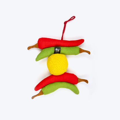 HUFT No-Nazar Crinkly Dog Toy - Multicolor