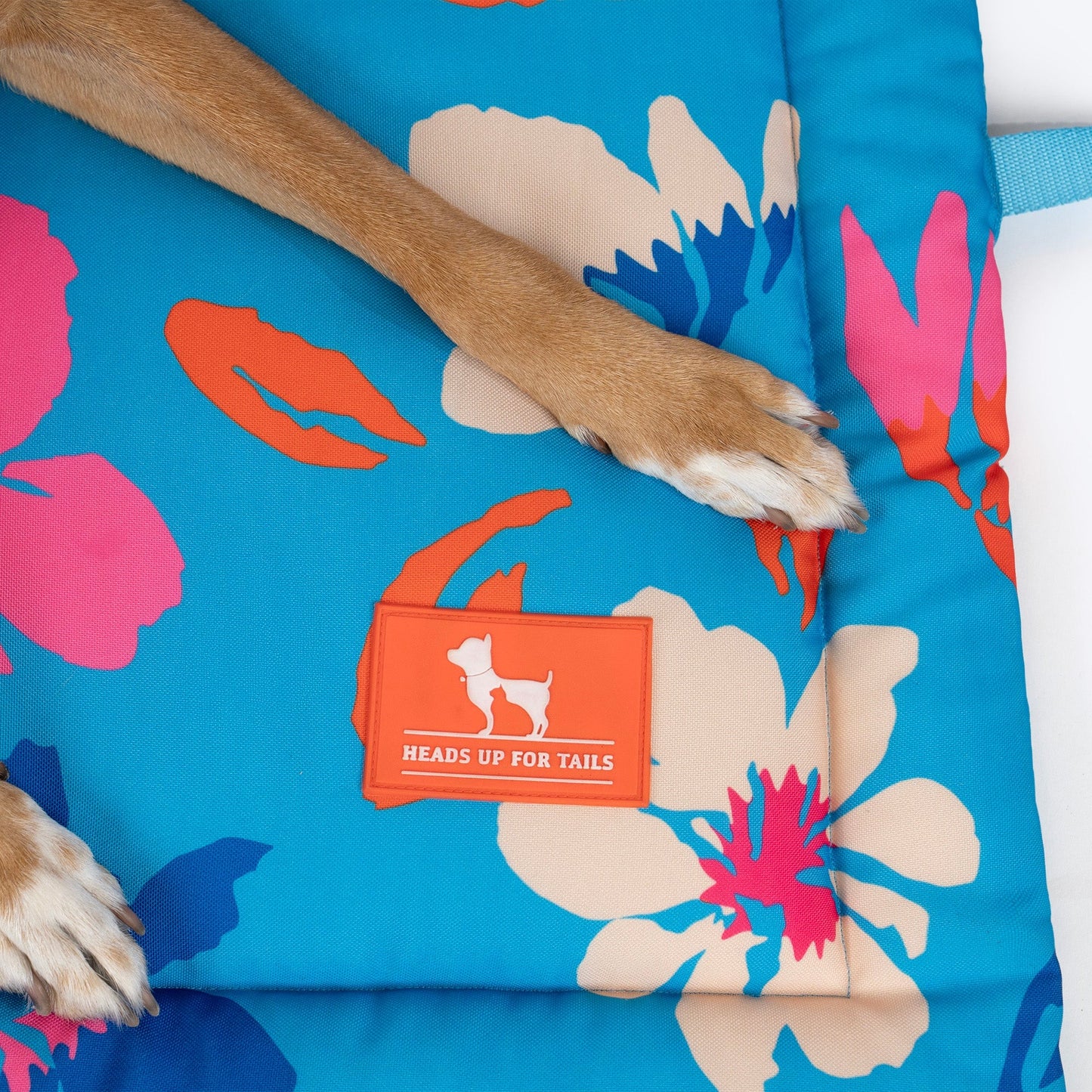 HUFT Summer Bloom Mat For Dog - Blue