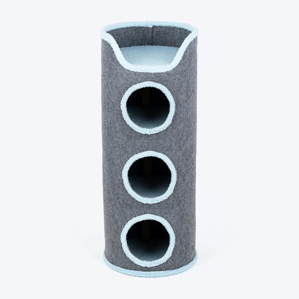 HUFT Meow Mansion Cat Tower For Cats - Grey