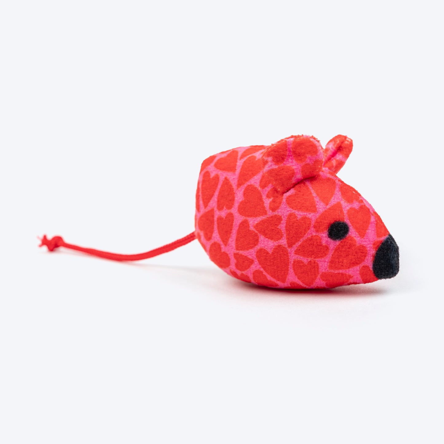 HUFT Cupid's Mouse Plush Toy with Catnip for Cat - Red