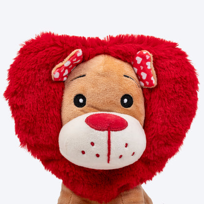 HUFT Love Lion Squeaky Plush Toy For Dog
