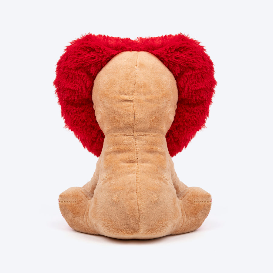 HUFT Love Lion Squeaky Plush Toy For Dog