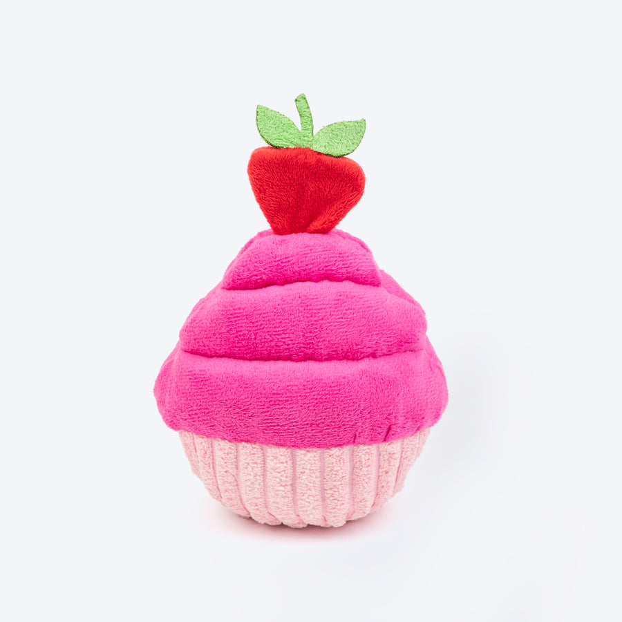 HUFT Cupcake Of Love Squeaky Plush Toy For Dog