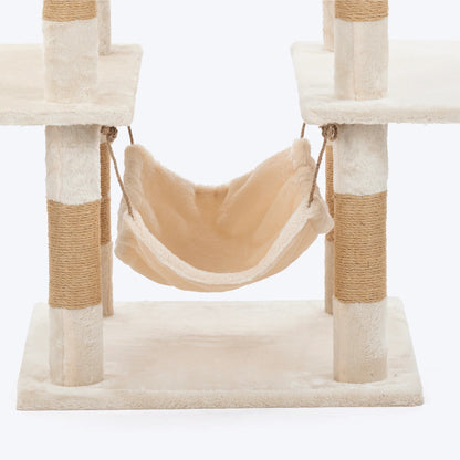 HUFT Purrch Paradise Multipurpose Cat Tree - Beige