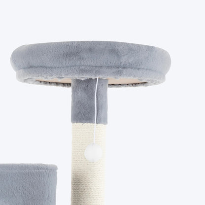 HUFT Meowtrix Tower Multipurpose Cat Tree - Grey