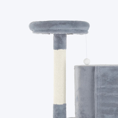 HUFT Meowtrix Tower Multipurpose Cat Tree - Grey