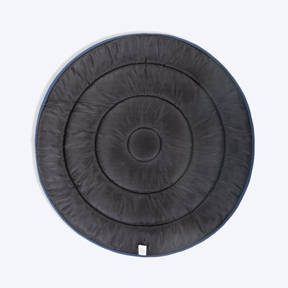 HUFT Embracing Heart Circular Dog Mat - Navy - M