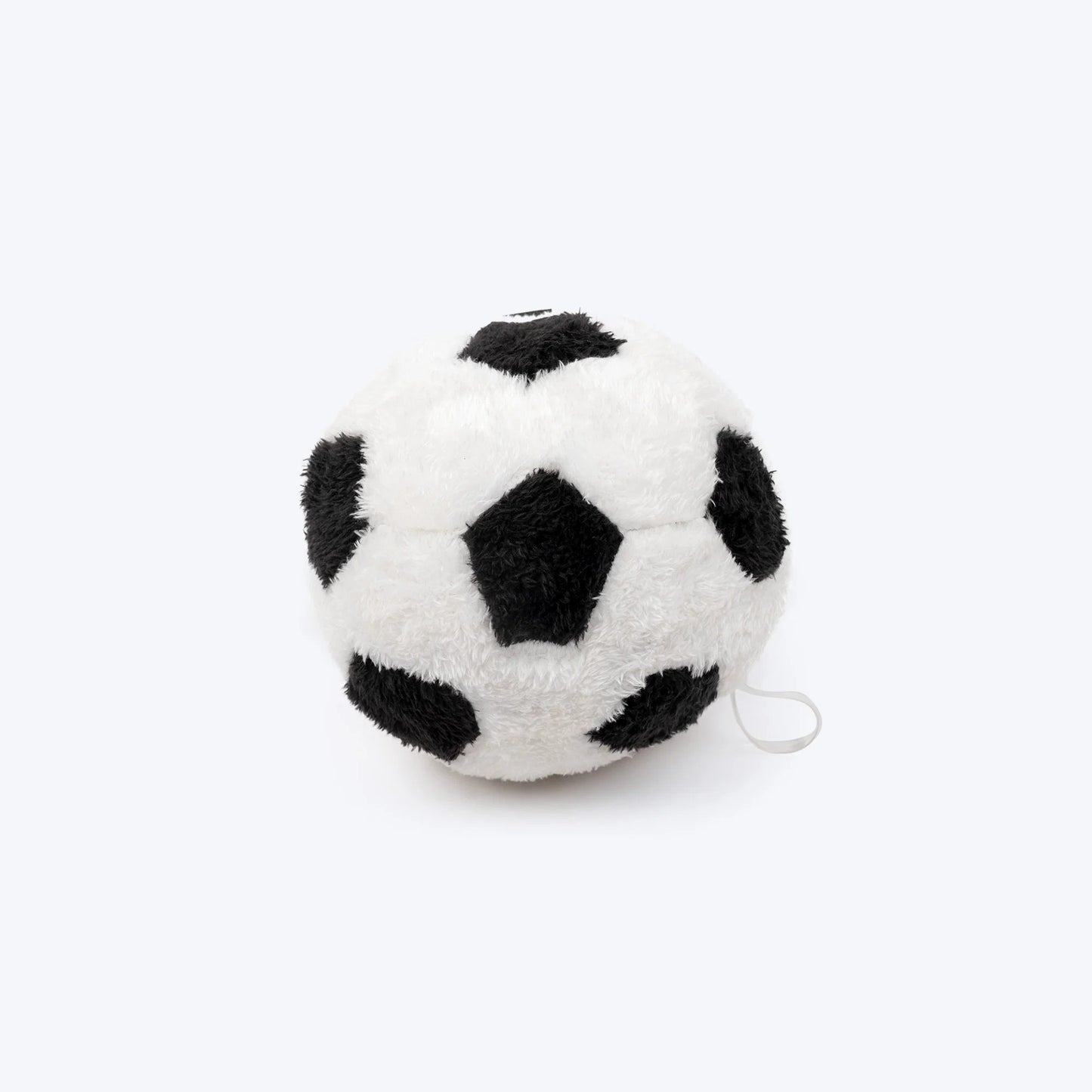 HUFT Plush Floofball With Squeaker For Dog - Black & White