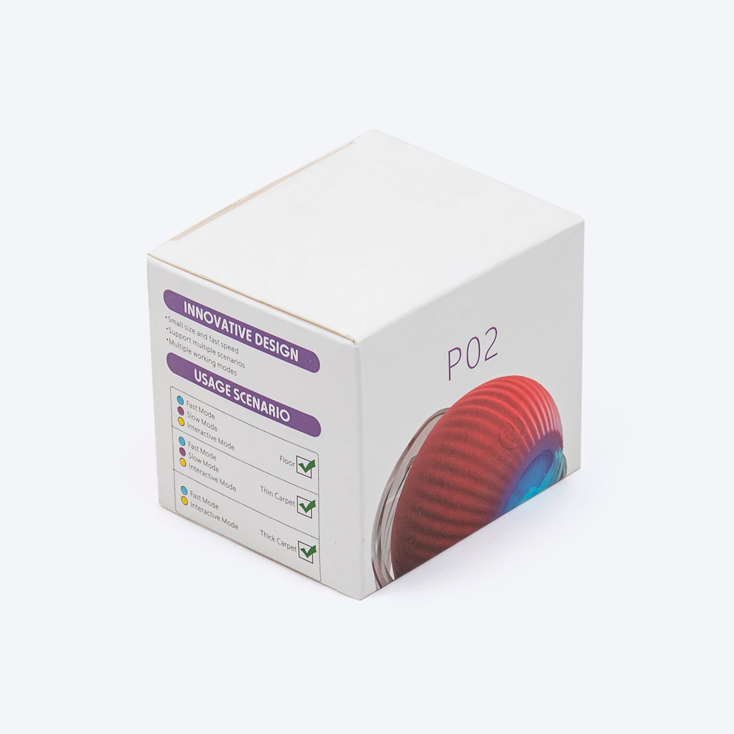 TLC Paw Sprint Interactive Ball With String For Cat - Assorted