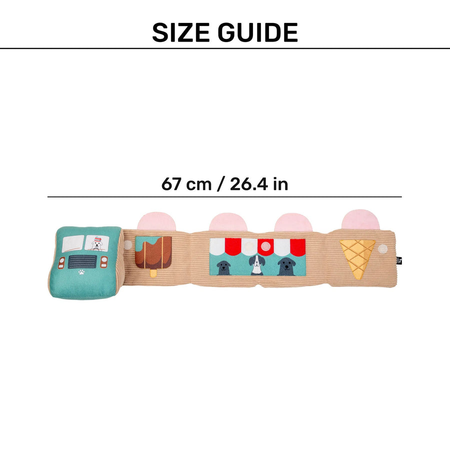 HUFT Paw-sicle Truck Interactive Toy For Dog - Multicolor