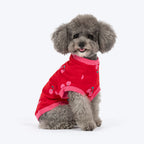HUFT Cherry Pop Printed T-Shirt For Small Dog - Red