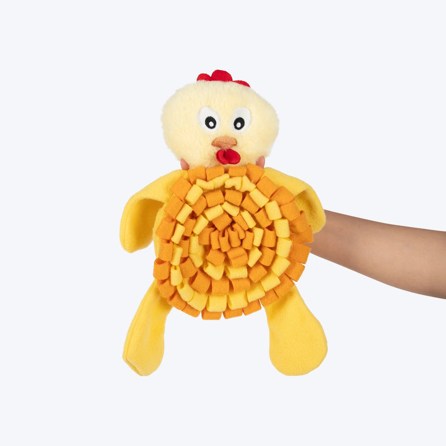 HUFT Snuffle Chick Play Interactive Toy For Dog - Yellow