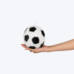HUFT Plush Floofball With Squeaker For Dog - Black & White