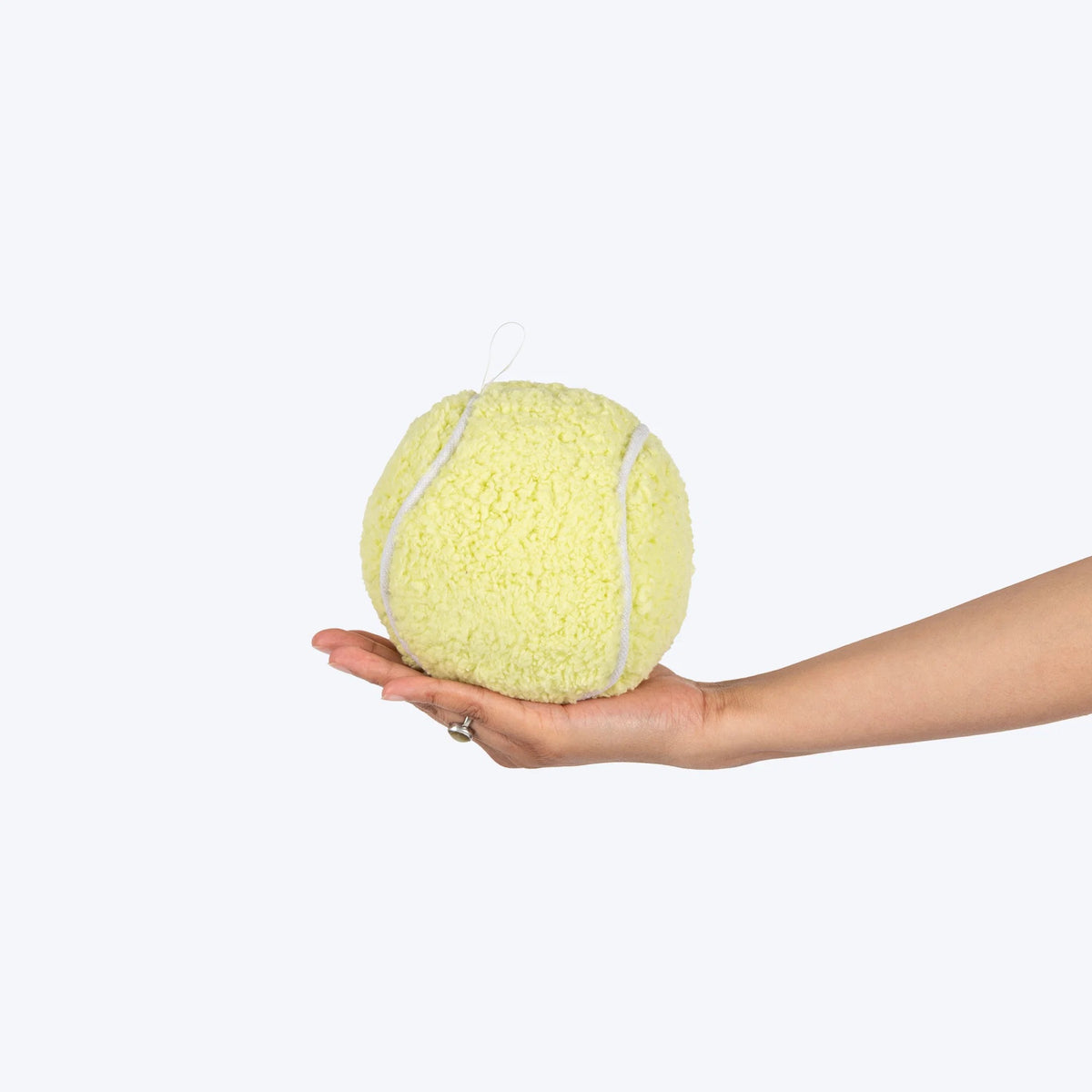 HUFT Fetch & Squeak Plush Ball For Dog - Green