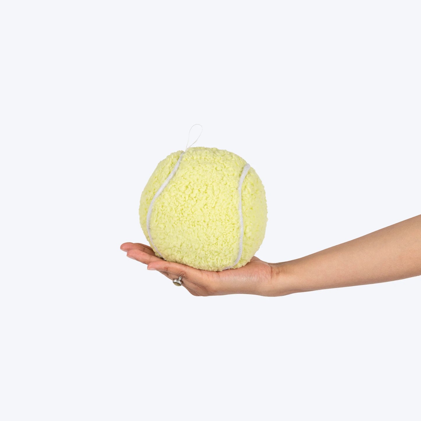 HUFT Fetch & Squeak Plush Ball For Dog - Green