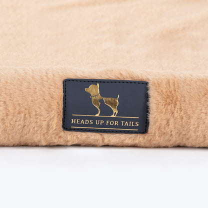 HUFT Fluffy Dreams Plush Mat For Dog & Cat - Beige - M