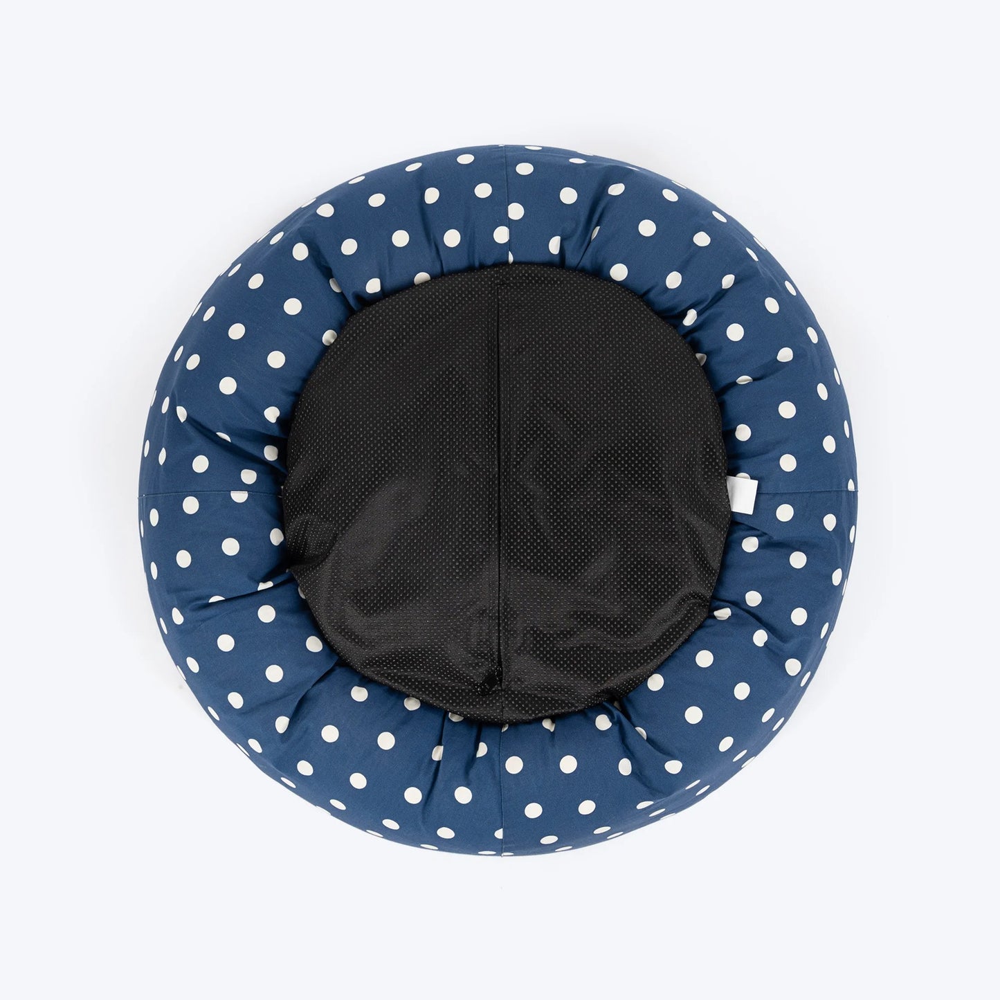 HUFT Polka Paws Adjustable Donut Bed For Dog & Cat - Navy