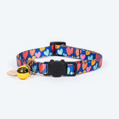 HUFT Meowvelous Cat Collar - Pink & Royal Blue
