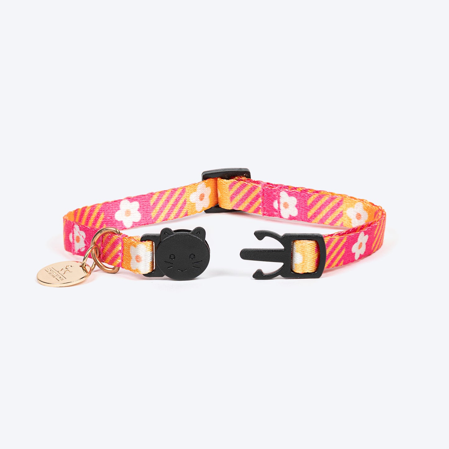 HUFT Meowvelous Cat Collar - Pink & Royal Blue