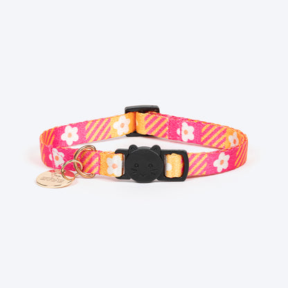 HUFT Meowvelous Cat Collar - Pink & Royal Blue