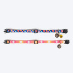 HUFT Meowvelous Cat Collar - Pink & Royal Blue