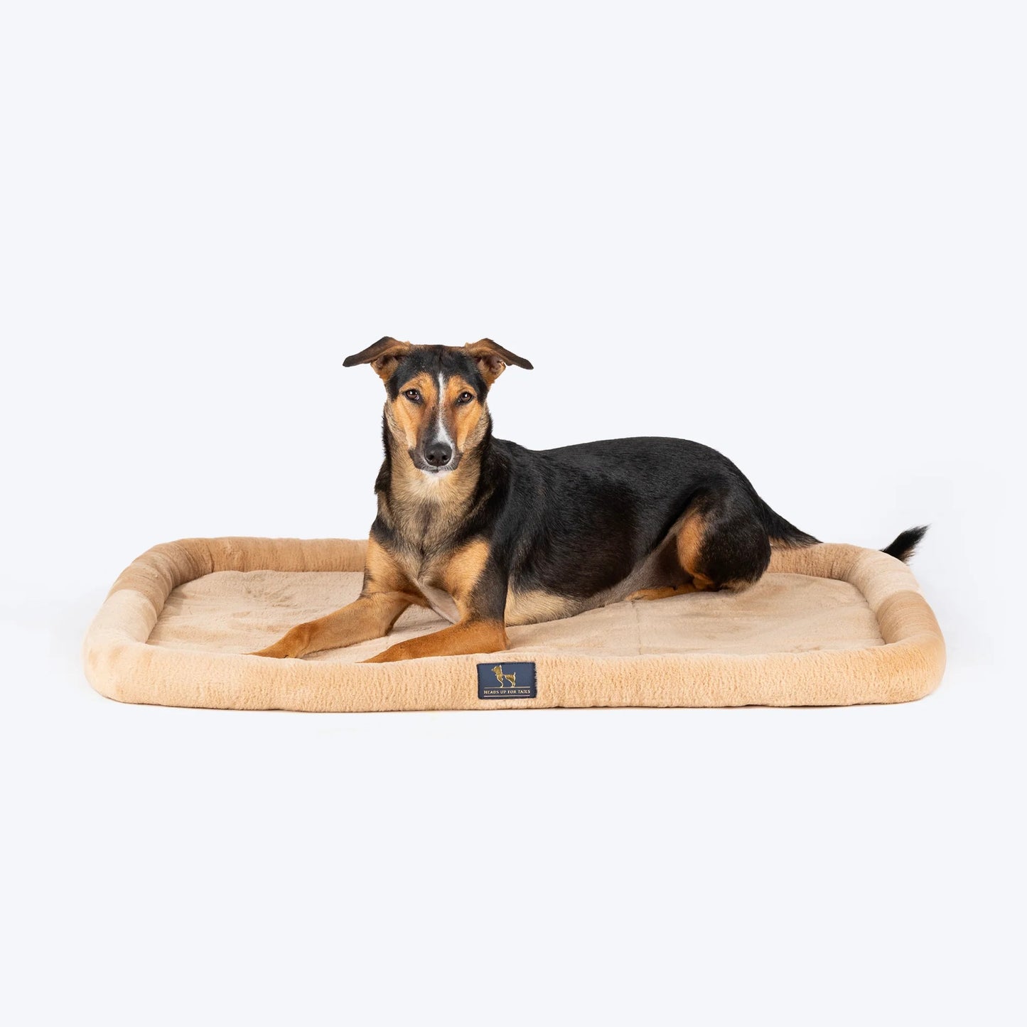 HUFT Fluffy Dreams Plush Mat For Dog & Cat - Beige - M