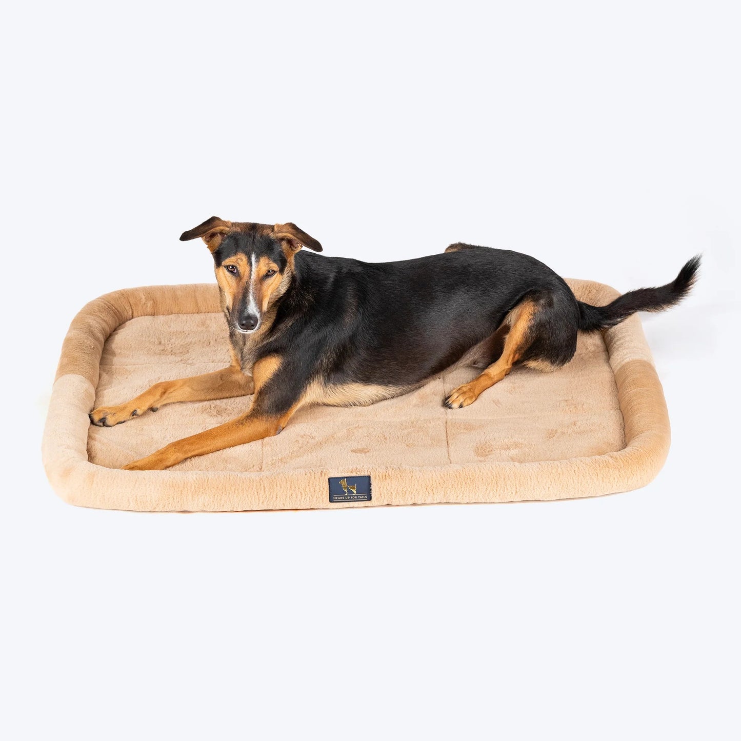 HUFT Fluffy Dreams Plush Mat For Dog & Cat - Beige - M