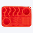 HUFT Paws & Play Puzzle Lick Mat For Pets - Red