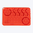 HUFT Paws & Play Puzzle Lick Mat For Pets - Red