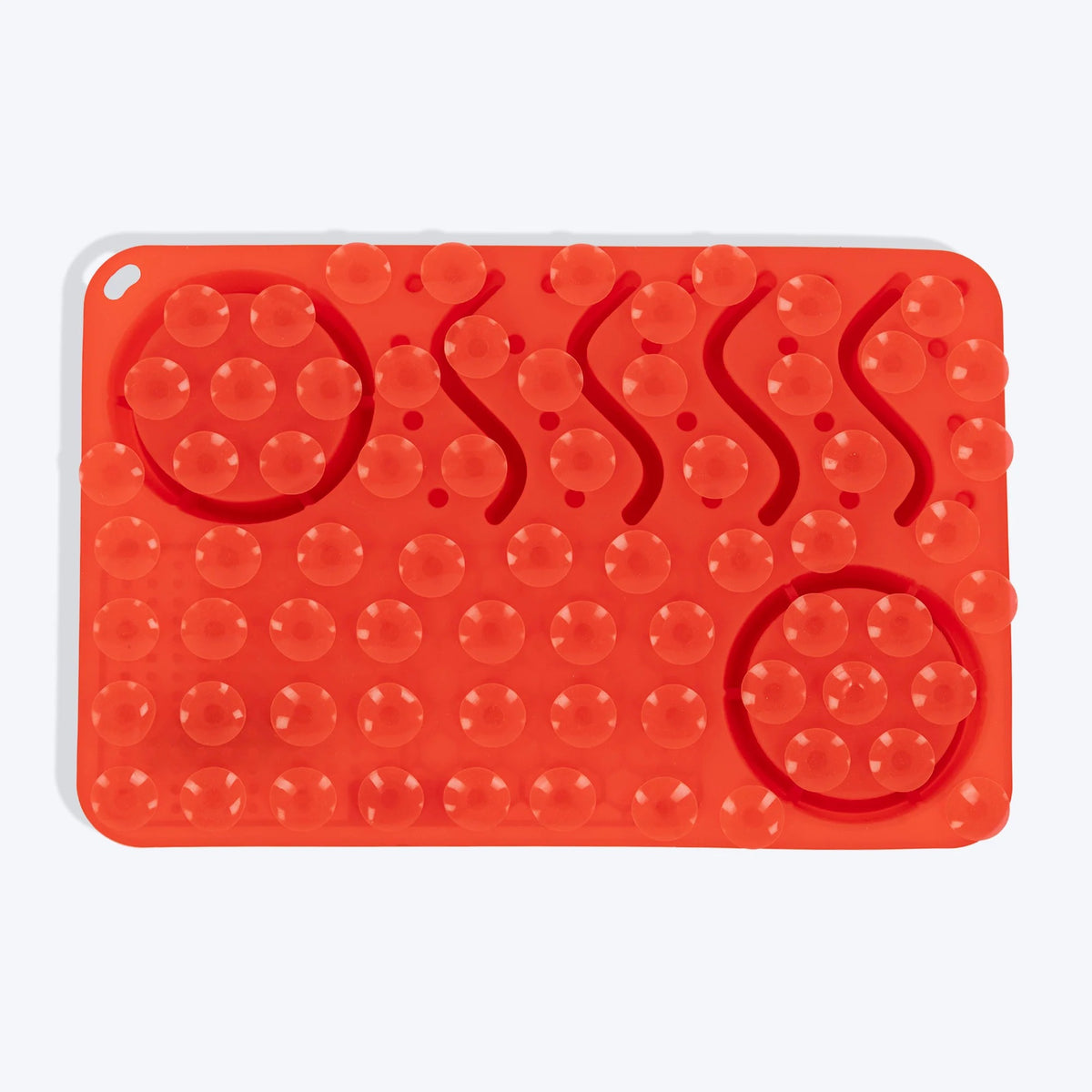 HUFT Paws & Play Puzzle Lick Mat For Pets - Red