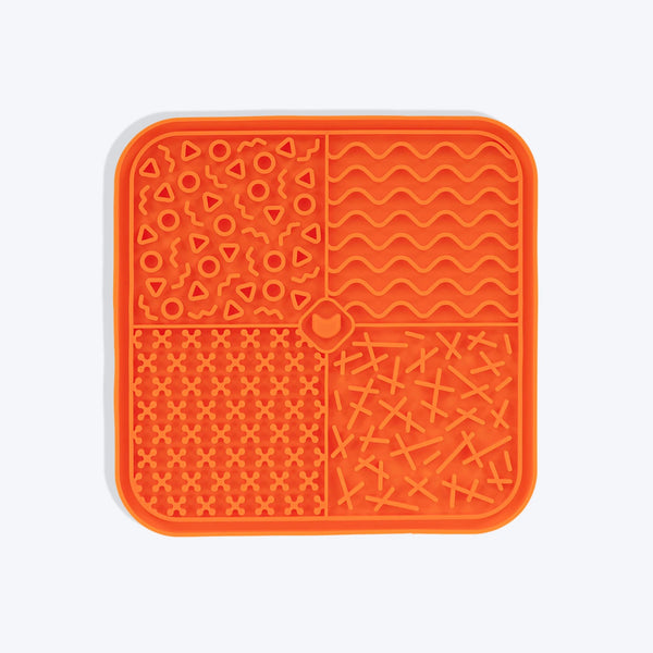 HUFT Munch Maze Lick Mat For Pets - Orange