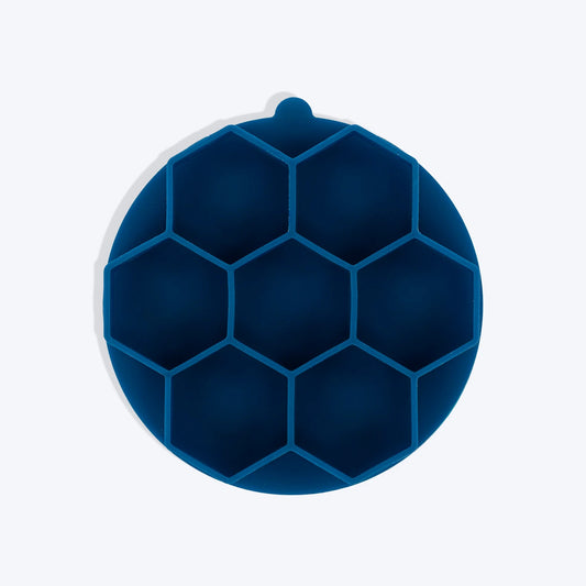 HUFT Honeycomb Stick To Bowl Lick Mat For Pet - Blue