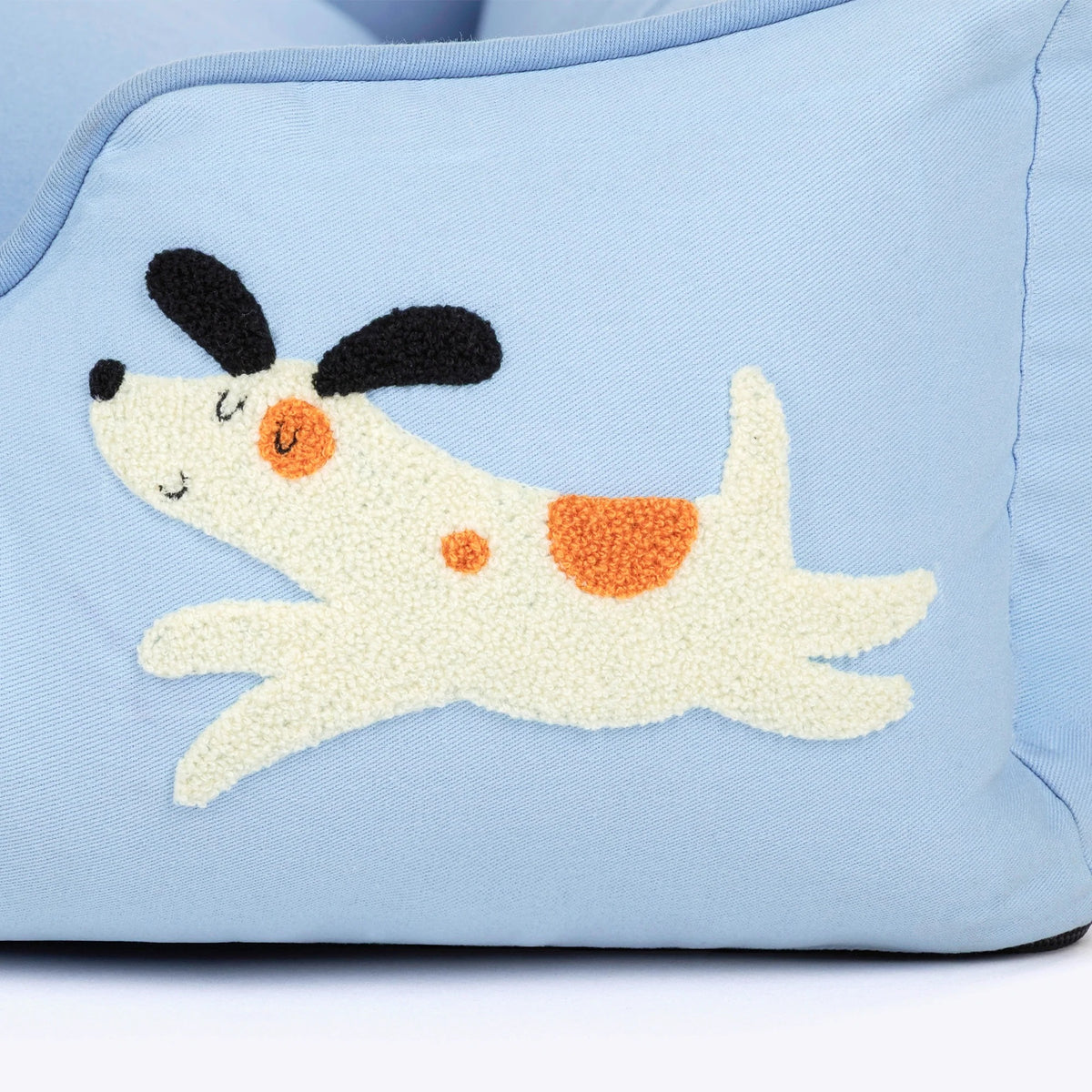 HUFT Doggie Classic Lounger Bed For Dog - Blue