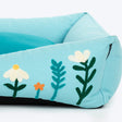 HUFT Gardenia Lounger Bed For Dog - Ice Blue