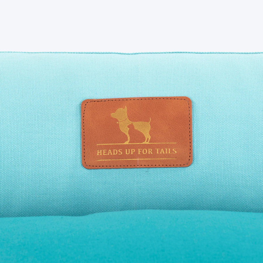 HUFT Gardenia Lounger Bed For Dog - Ice Blue