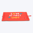 HUFT Love At First Sniff Flat Mat For Dog - Red