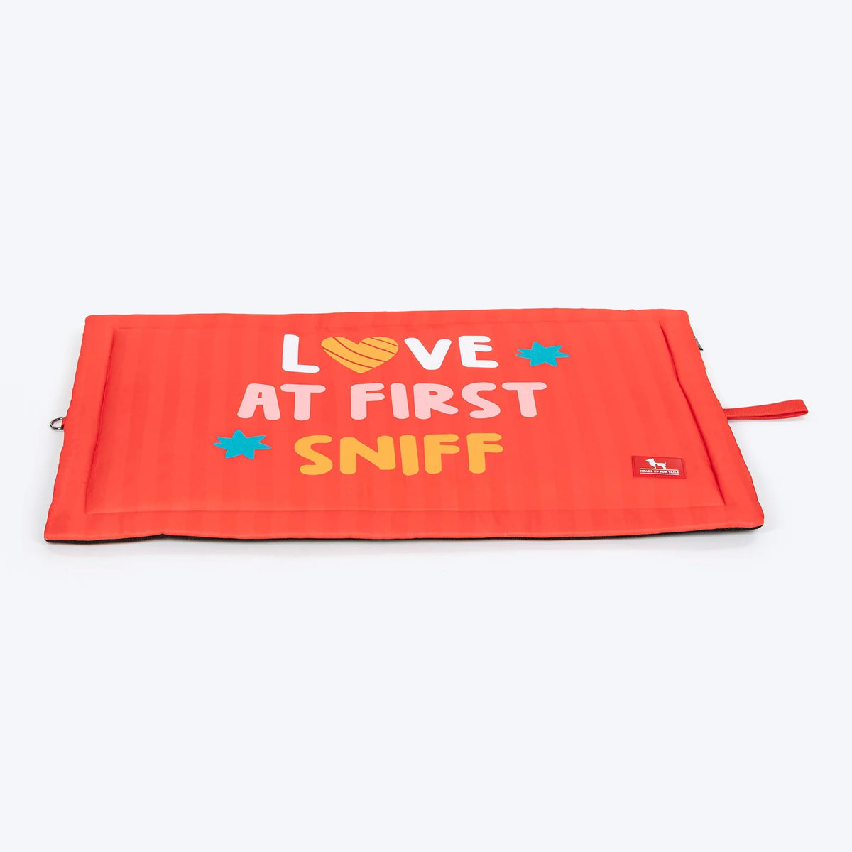 HUFT Love At First Sniff Flat Mat For Dog - Red