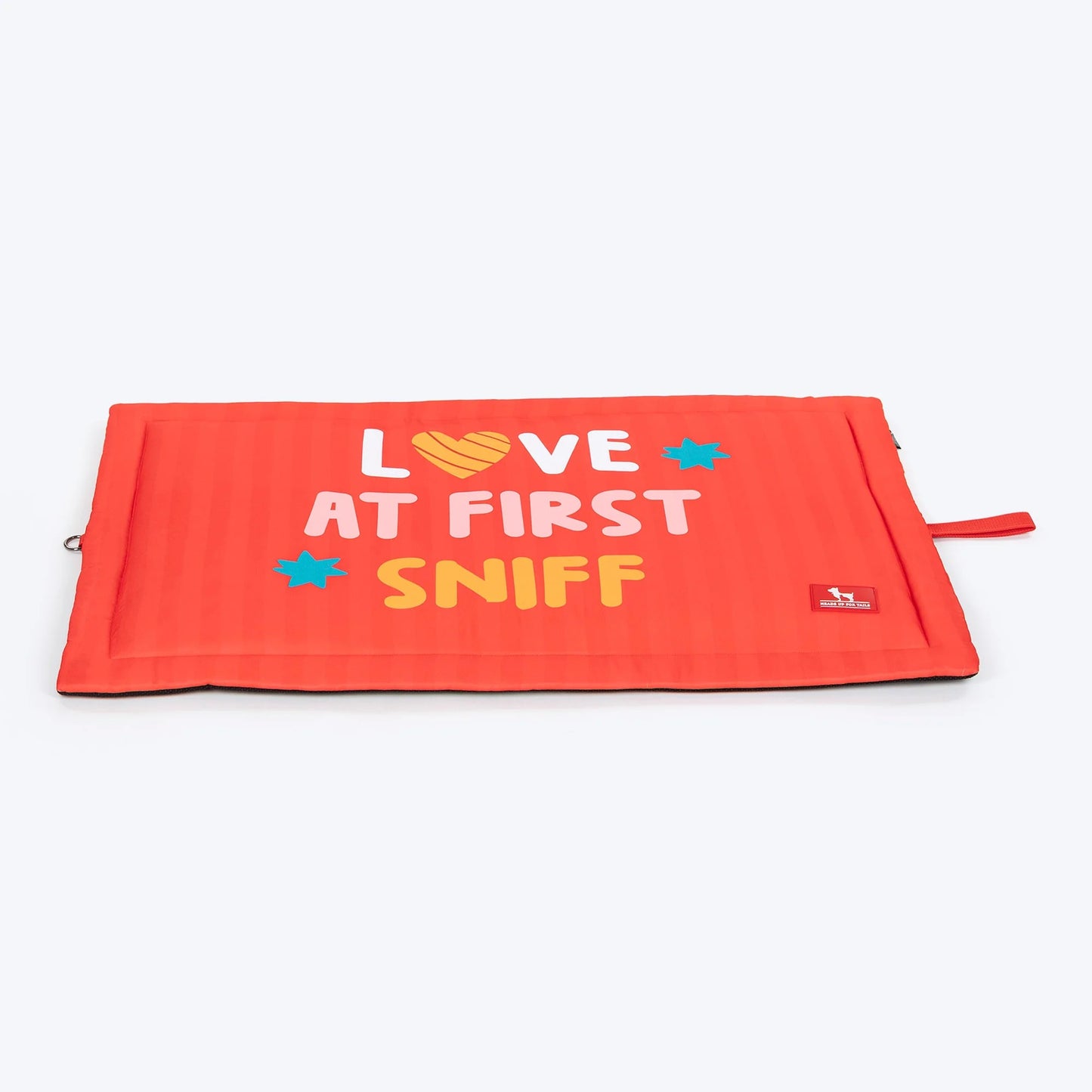 HUFT Love At First Sniff Flat Mat For Dog - Red