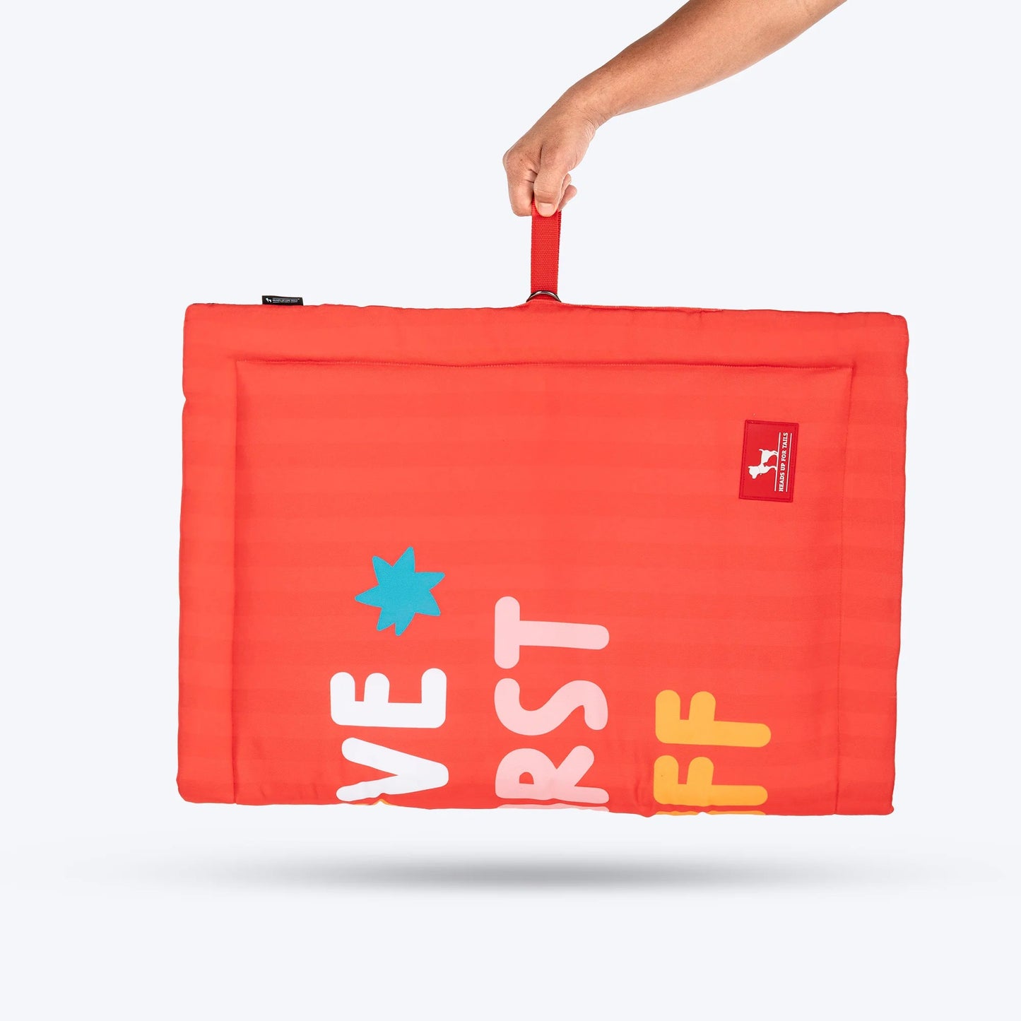 HUFT Love At First Sniff Flat Mat For Dog - Red