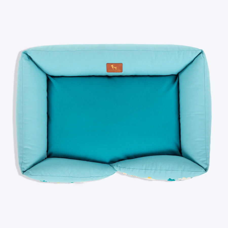HUFT Gardenia Lounger Bed For Dog - Ice Blue