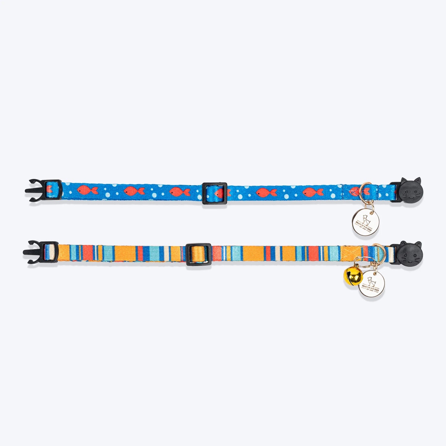 HUFT Meowvelous Cat Collar - Persian Blue & Multicolor