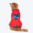 HUFT Love Printed T-Shirt For Dog - Red