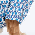 HUFT Pawbloom Kurta For Dog - Blue & White