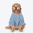 HUFT Pawbloom Kurta For Dog - Blue & White